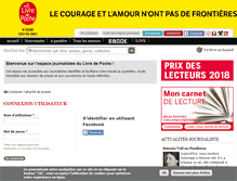 Tablet Screenshot of journalistes.livredepoche.com